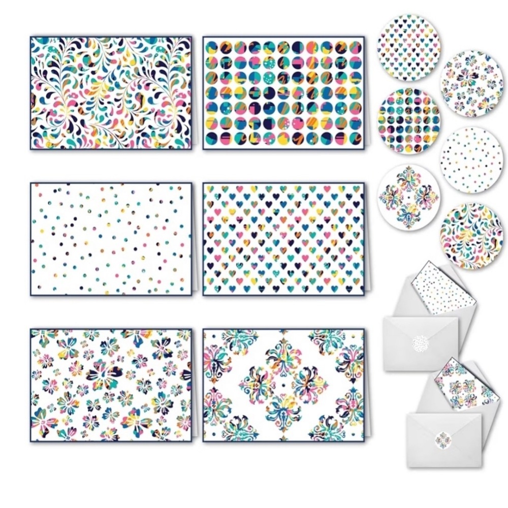 Thank You Cards with Envelopes - Random Designs - Set of 12 NEW 4x6